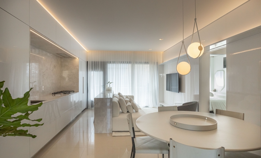 Apartamento decorado por OSA Osvaldo Segundo Arquitetos 