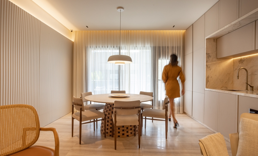 Apartamento decorado por Anastassiadis