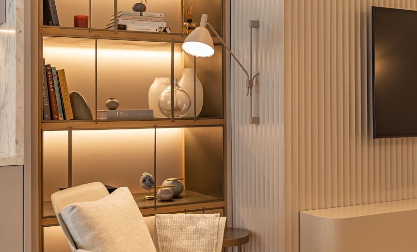 Apartamento decorado por Anastassiadis
