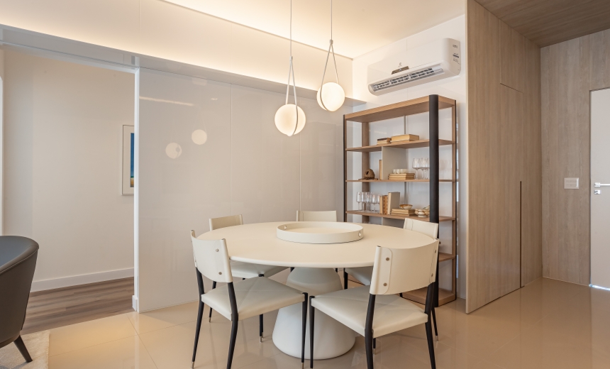 Apartamento decorado por OSA Osvaldo Segundo Arquitetos 