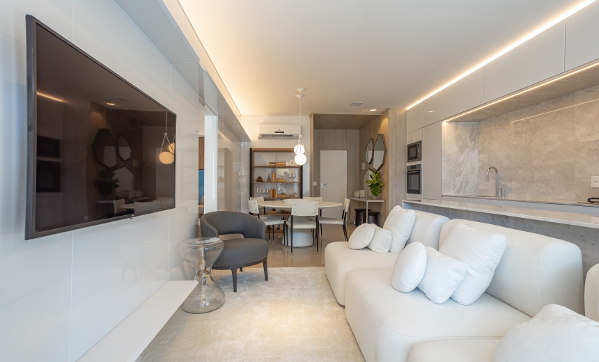 Apartamento decorado por OSA Osvaldo Segundo Arquitetos 